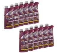 12x 1 Litro Olio Motore 10W-60 Mannol Racing Completamente Sintetico VW BMW Ford