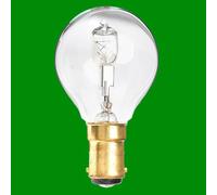 12x 20W (=25W) Alogena Regolabile Trasparente Golf B15 Lampadina Lampada Sbc