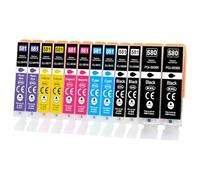 12x 580XL 581XL Cartucce per Canon PGI-580 CLI-581 Multipack 581 Pb per Canon TS8350 TS8351 TS8352 TS8150 TS8151 TS8250 TS8251 TS8252 TS9150