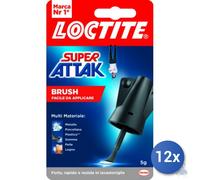 12x ADESIVO SUPER ATTAK EASY BRUSH grammi 5