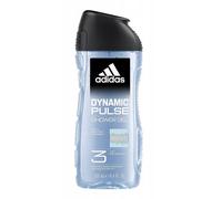 12X ADIDAS 3In1 Gel Doccia Dynamic Pulse 250Ml - Freschezza Per Corpo & Capelli