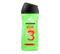 12x Adidas Gel Doccia 250ml Active Start Capello Viso Shampoo Cura Uomini