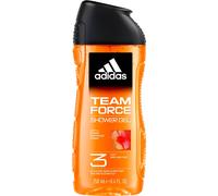 12x Adidas Gel Doccia 250ml Team Force Capello Viso Shampoo Cura Del Corpo Uomo
