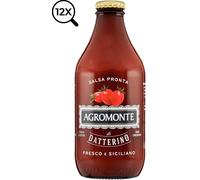 12x Agromonte Salsa Pronta di Pomodoro Datterino Fresco e Siciliano 12x330gr