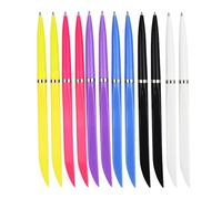 12x Ballpoint Pen Con Apertura Box Writing Inks Blue Journaling Stationery Per Ufficio Scolastico