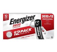 12x Batterie A Bottone Al Litio Energizer CR2032 3V per Orologi
