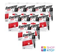 12x Batterie A Bottone Lithium CR1025 3V Energizer Per Orologio