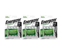 12x Batterie Ricaricabili Energizer Recharge Power Plus AA NiMH 2000mAh