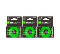12x Batterie Ricaricabili NiMH GP ReCyko PRO AA 2000mAh 1.2V HR6