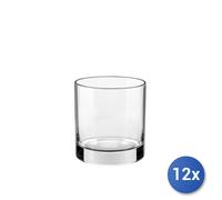 12x Bicchiere In Vetro Trasparente Cortina Dof Cl40,5