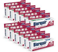 12x Biorepair Dentifricio Peribioma Gengive+ 75ml per Placca e Gengive Sensibili