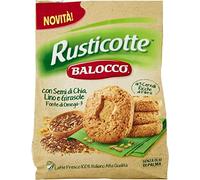 12X Biscotti Rusticotte ai 5 Cereali con Semi di Chia, Lino e Girasole 700gr [12 Confezioni]