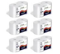 12x Bobina di Carta rotolo Futura Professional House 800 con 600 strappi aliment