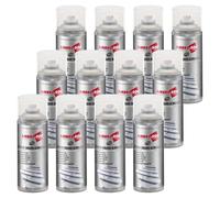 12X BOMBOLETTA SPRAY VERNICE ZINCANTE CHIARO ACRILICO A FREDDO PROTEGGE OSSIDAZI