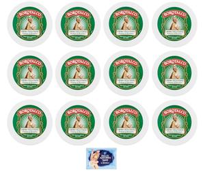 12x Borotalco - Crema Vellutante, Profumo di Borotalco, Pelle liscia e vellutata - 150ml + 1 Busta di Talco Felce Azzurra in omaggio da 100g