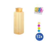 12x Bottiglie Frigo Plastica Lt1,3 Home