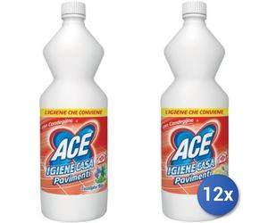 12x Bundle Ace Pavimenti 1000 Ml. Candeggina Eucalipto