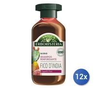 12x Bundle Antica Erboristeria Shampoo 250 Ml. Fico D'India Rinforza Made In