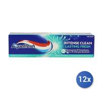12x Bundle Aquafresh Dentifricio 75 Ml. Intense Clean Lasting Fresh