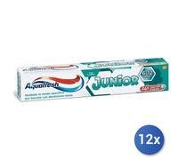 12x Bundle Aquafresh Dentifricio 75 Ml. Junior 6+ Anni