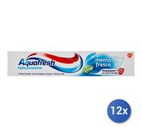 12x Bundle Aquafresh Dentifricio Ml 75 Tripla Protezione Menta Fresca