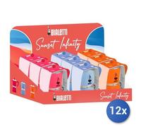 12x Bundle Bialetti Moka Rainbow Expo Assortito 3 Tazze