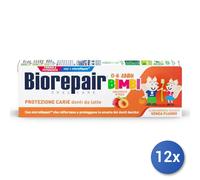 12x Bundle Biorepair Dentifricio Ml 50 Junior Kids 0-6 Pesca