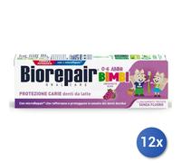 12x Bundle Biorepair Dentifricio Ml 50 Junior Kids 0-6 Uva