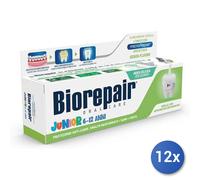 12x Bundle Biorepair Dentifricio Ml 75 Junior Kids 6-12 Menta