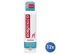 12x Bundle Borotalco Deodorante Spray 150 Ml. Attivo Sali Marini Made In Italy