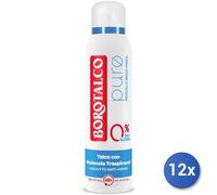 12x Bundle Borotalco Deodorante Spray 150 Ml. Puro Brezza Marina