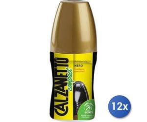 12x Bundle Calzanetto Lucido Autolucidante Nero