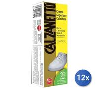 12x Bundle Calzanetto Lucido Tubetto Bianco