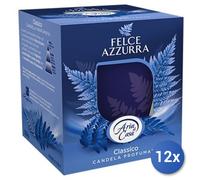 12x Bundle Candela Bicchiere Felce Azzurra Classico Made In Italy