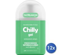 12x Bundle Chilly Sapone Intimo 200 Ml. Ph 5 Verde Gel Fres