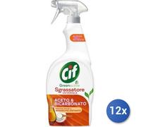 12x Bundle Cif Sgrassatore Trigger 650 Ml. Green Aceto E Bic