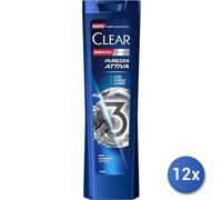 12x Bundle Clear Shampoo Anti Forfora Purezza Attiva 3In1