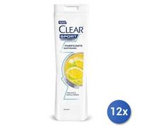12x Bundle Clear Shampoo Sport Purificante 225 ml