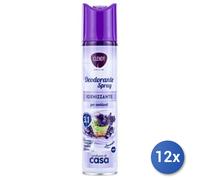 12x Bundle Clendy Deodorante Spray 300Ml Lavanda Ambiente