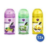 12x Bundle Clendy Matic Ricarica 300 Ml Musk-Vaniglia-Lavanda MISTO FRAGRANZA