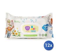 12x Bundle Clendy Salviette Baby X72 Aloe C/Cop Cuddle