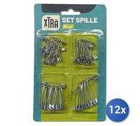12x Bundle Cucito Aghi Sicurezza X80 Spille Balia