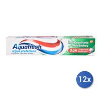 12x Bundle Dentif Aquafresh ml. 75 Menta Delicata