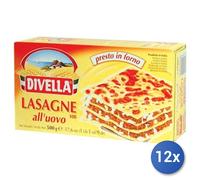 12x Bundle Divella Lasagne Uovo 108 Gr 500