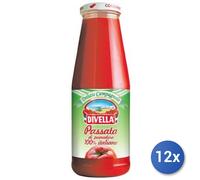 12x Bundle Divella Passata Pomodoro Gr 680