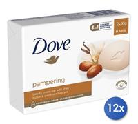 12x Bundle Dove Saponette X 2 Karite/Vaniglia Gr90X2