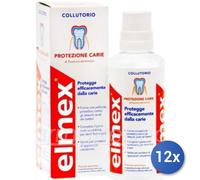 12x Bundle Elmex Collutorio Protezione Carie Rosa 400 Ml