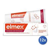 12x Bundle Elmex Dentifricio Protezione Carie Rosso 75 Ml
