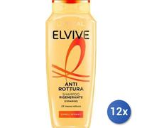 12x Bundle Elvive Shampoo Anti-Rottura 250 Ml