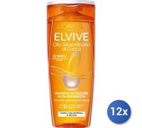 12x Bundle Elvive Shampoo Olio Straordinario Cocco 250 Ml